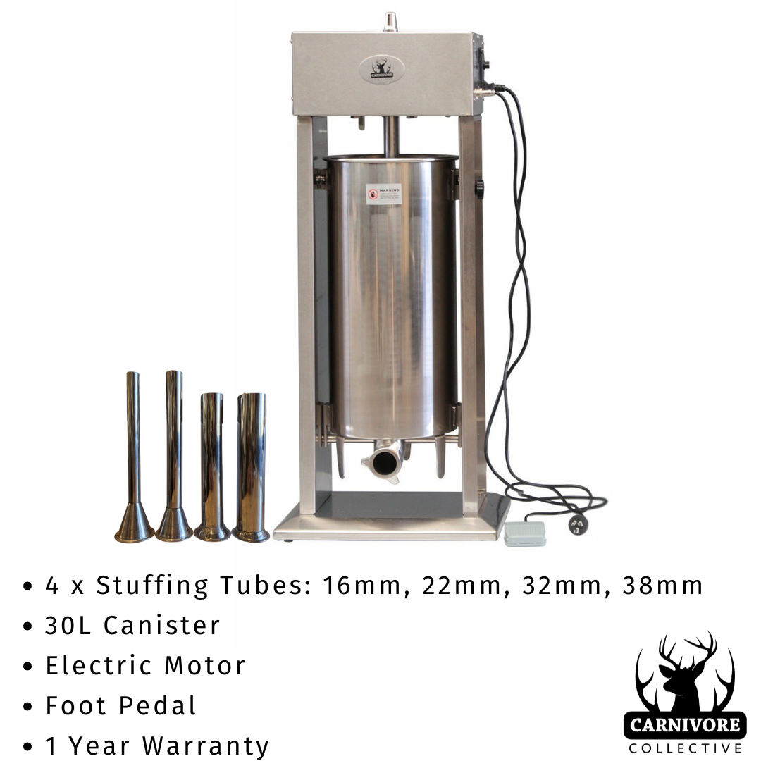 Carnivore Collective Vertical 30L Electric Sausage Stuffer